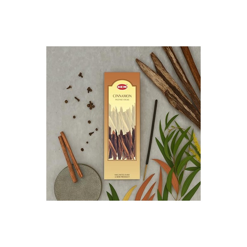 Incienso de Canela 120 varitas - HEM - Hecho en