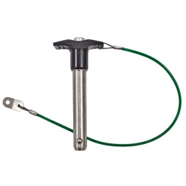 Ships in 1 to 2 Business Days! BA Products TP-58-x2, Set of 2, 5/8" x 3" T Pin, Hitch Pin with Push Button Release