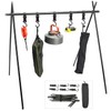 Outdoor Camping Equipment Hanging Rack Foldable Stand Shelf Hanger with