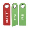 Relaxdays Door Sign Occupied Set of 3 Toilet Sign for