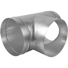 Vent Systems 8'' Inch T Shape Duct Connector 3 Way Hose Adapter/Splitter For Hose T-shape Round Pipe Connector- Extractor Fan - Duct Hose Dryer Vent T Connector - 8 Inch 3 Way Fitting