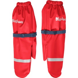 Playshoes Unisex Kids Mud Gloves Waterproof Fleece Lined Gloves, red, 3