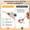 4PCS Weighted Adaptive Utensils, Parkinsons Utensils, Straight