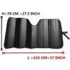 GWUSKDT Car Sun[Shade], Sun Protector,Foldable Front Window Shade-Thicken 5-Layer Bubble