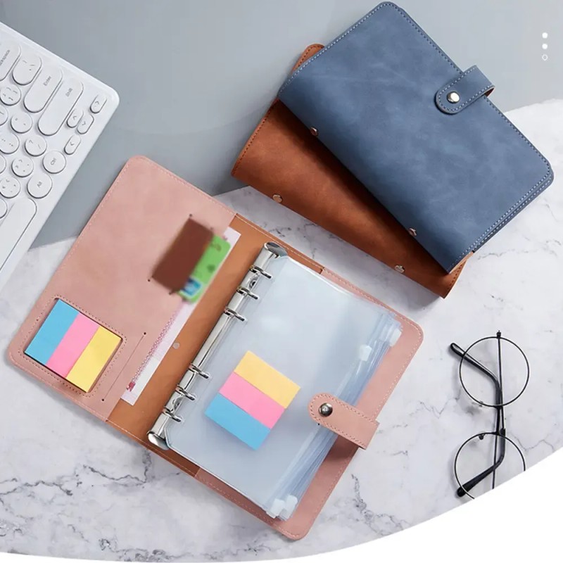 Carpeta Con Cremallera, Sobres For Dinero, Pegatinas,
