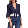 Bbonlinedress Bolero Women's Festive Chiffon Cardigan Elegant Long Sleeve Casual