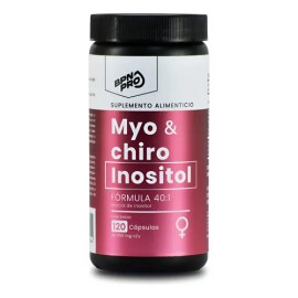Inositol myo inositol y d-chiro inositol para Bienestar Femenino Proporción 40 1 Ácido Fólico + Vitamina D3 120 Cápsulas BPN PRO