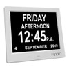 YCOO [Newest Version] Dementia Clock,8 Inches Calendar Date Clock,Memory Loss