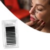 Auto Fan False Eyelashes Women Professional Salon Black Volume False