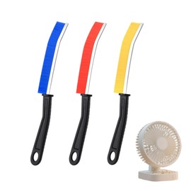 Crevice Cleaning Brush, Bathroom Tile Groove Gap Cleaning Brush,Premium Crevice Cleaning Tool Aluminum Support with 15° Angle,Home Kitchen Groove Gap Window Door Track Tile Groove Bristle (3PCS)