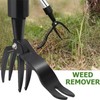 SUQ Weed Puller, Stainless Steel Stand Up Weeder Hand Tool,