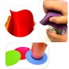 Deofun 4pcs Rubber Jar Opener Bottle Gripper Non Slip Pad