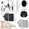 Kritkin 10 Pcs Cat Bathing Bag Set Pet Mesh Shower