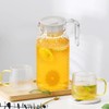 2 Pack 1L Acrylic Pitcher, Water Jug with Lid, BPA-Free