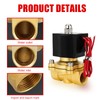 Brass Solenoid Valve, 1/2 Inch 220 V AC Electromagnetic Valve