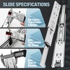 BAIDICE 1 Pair Heavy Duty Drawer Slides 12 14 16