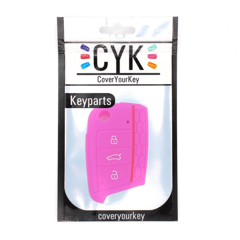 VB Key Case for 3-Button Car Key Silicon Cover Key