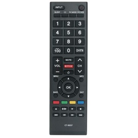 PERFASCIN CT-8037 Replace Remote Control Fit for Toshiba TV 58L5400UC 65L5400U 40L3400 50L3400 50L3460UM