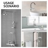 1PCS Shower Soap Holder Adjustable Soap Dish for Shower Clip-on