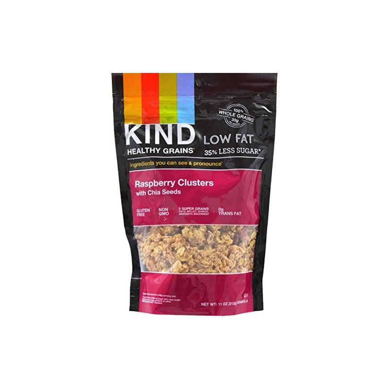 Raspberry Clusters with Chia Seeds 11 Ounces (Case of 6)