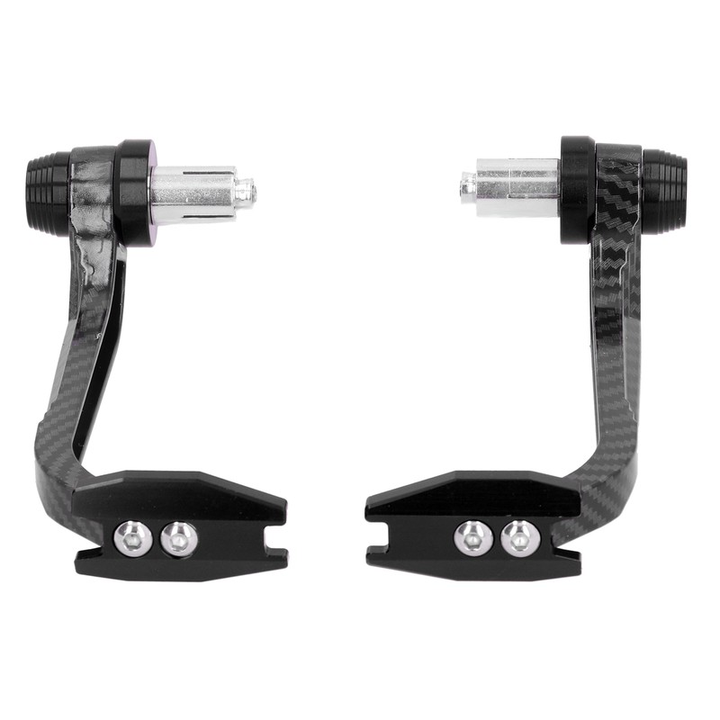 Motorcycle Handlebar Guard Carbon Fiber Style Aluminium Alloy Universal 22mm/0.87inBlack