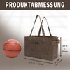 Tool Bag, Hand Tool Storage Bag, 16 oz Waxed Canvas