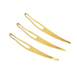 3 piezas de herramientas de ganchillo para rastas, herramienta de enclavamiento para hermanas, herramientas de ganchillo, accesorio de apriete para rastas (dorado)