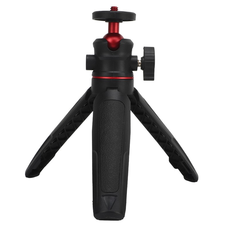Desktop Camera Tripod with Non Slip Silicone Pad Multifunctional 1/4in