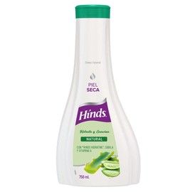HINDS  Crema Corporal Natural, 750 ml  Enriquecida con Hinds Hidratine, Sbila y Vitamina A  Ideal para piel seca.