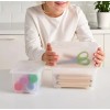 Paäper Art 3 Cajas De Plastico De Colores Para Guardar