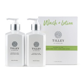 Tilley Classic White Coconut & Lime Body Wash & Lotion Twin Pack