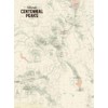 Best Maps Ever Colorado Centennial Peaks Checklist Map 18x24 Tan