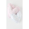 LOVESHACKFANCY Women's Heart Ruffle Pillow, Bluebell, One Size