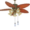 Ceiling Fan Chain Pulls Decorative Extension 12 Inches Blue Gourd