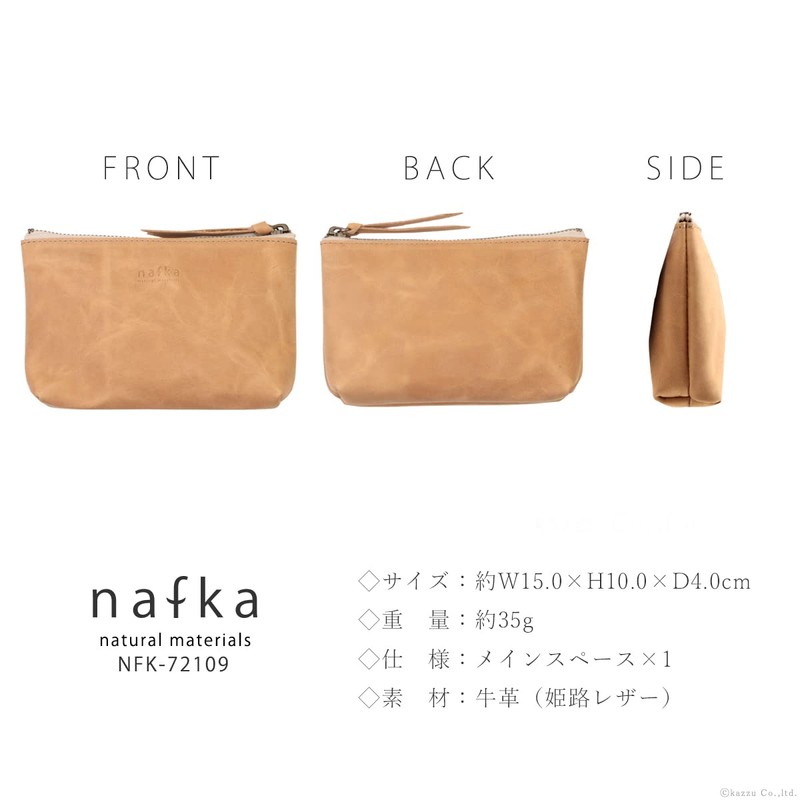 Nafka NFK-72109 Women's Pouch, Leather, Cute, Small, Small Accessories, Size