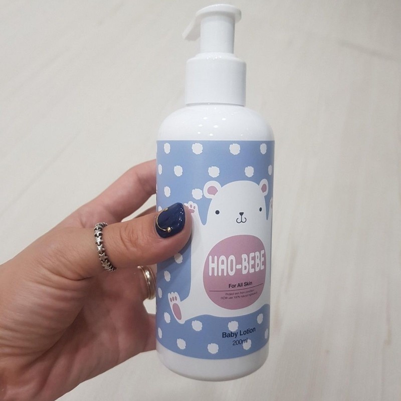 [Dressing Table] Haobebe Baby Lotion 200ml Skin soothing, itchy skin,