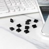 10-Pack USB Port Dust Covers – Black USB Protector Caps