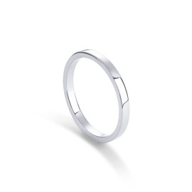 PAVOI Women 14K Gold Plated Stacking Ring | Bands for Women (White Plated, 9) Yellow,White