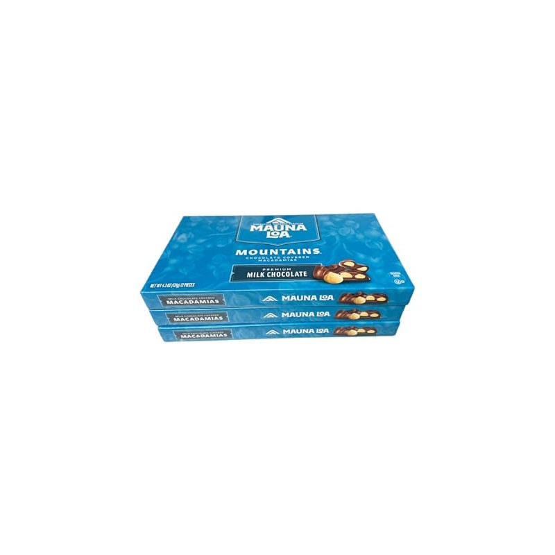 Multi Pack Mauna Loa Mountains Chocolate Covered Macadamia Nuts (3-5oz