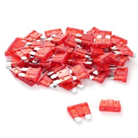 (60Pcs) 10 Amp Standard Car Fuses, 10A Automotive Fuse(ATO/ATC), Blade Fuse for Car/RV/Truck/SUV/Motorcycle/Boat