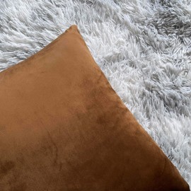Douceur De Plumes Set of 2 Velvet Cushion Covers 40 x 40 cm