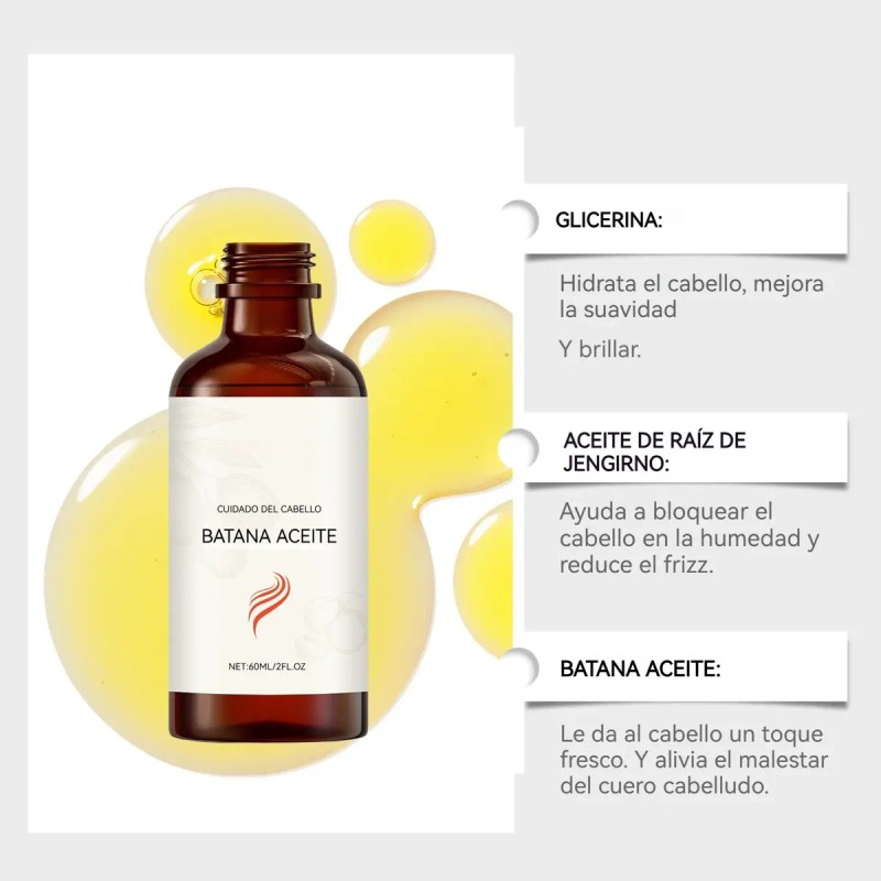 Aceite De Batana Orgánico Natural Crecimiento Del Cabello