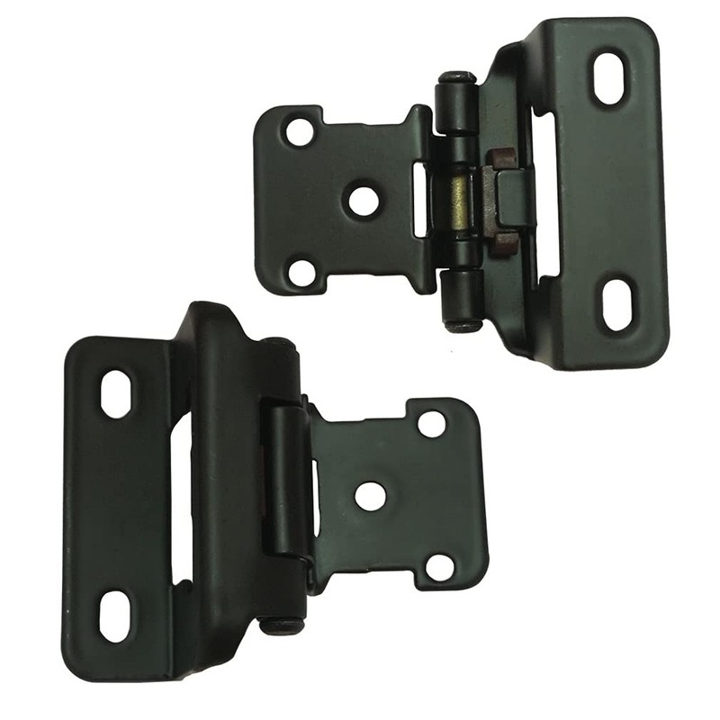 Smbbit Partial warp 1/2 inch Inset Cabinet Hinges Overlay Cabinet