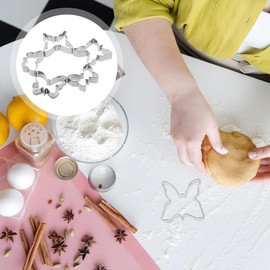 AORVYUI 5 Cookie Moulds Cute Butterfly Shape