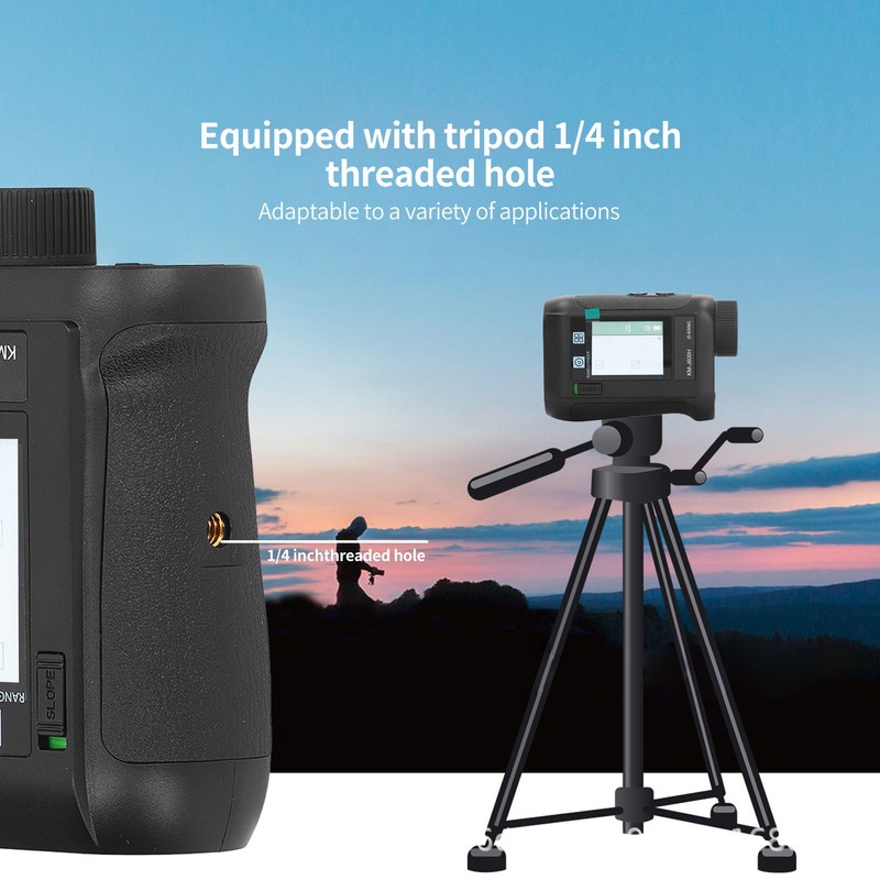 Laser Golf Rangefinder Voice Broadcast 656 Yards 6.5X Magnification Golf