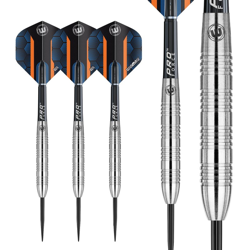 WINMAU Vendetta 24 Gram Professional Steeltip Tungsten Darts Set with