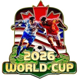 Soccer Field Metal Lapel Pin - 2.17x1.97 Inch Zinc Alloy Green Enamel Sports Badge with Secure Butterfly Clasps - Collectible Souvenir Gift for Football Fans and Team Backpack Decor