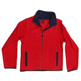 At The Buzzer 98502-RED-6-7 Polar Fleece Boys Jacket - Solid