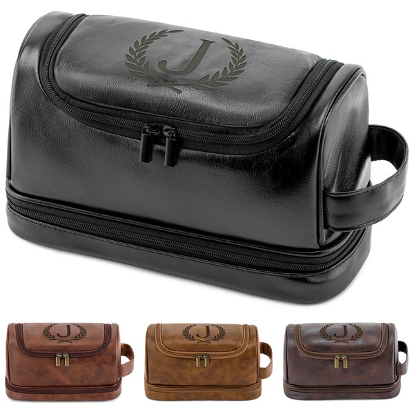 Aganmi Personalized Christmas Birthday Gifts Toiletry Bag for Men Dad