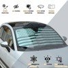 Windshield Sunshade Compatible with Fiat 500 2010-2024 ，Front Window Sun